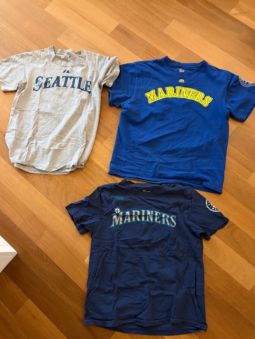Seattle Mariners T‑Shirt Bundle — Navy/Blue/Grey MLB Tee